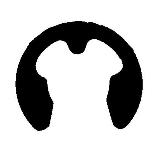 8.0mm E Type Retaining Rings DIN 6799-1500, Phosphate & Oil Finish (Qty: 100)