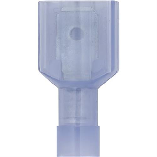 Insulated Nylon Male Quick-Connect Terminal, Blue, 16-14 GA (Qty: 50)