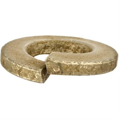 3/8" High Alloy Split Lock Washer, Grade 8, Zinc/Yellow Dichr, Finish (Qty: 100)
