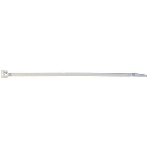 Nylon Cable Ties, 4 inch, 18 lbs, 3/32" Wide, Natural (Qty: 50)