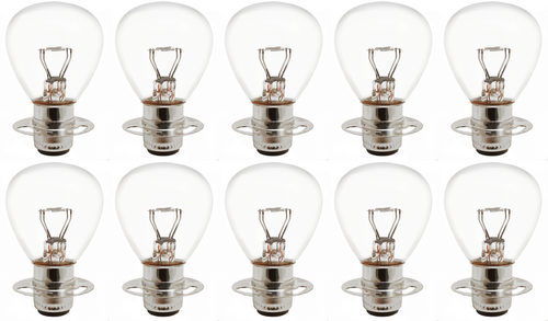 Box of 10 #1044 Auto Lamp Bulb Lightbulb RP11 DC Prefocus Base 12.8V 35W/23.4W