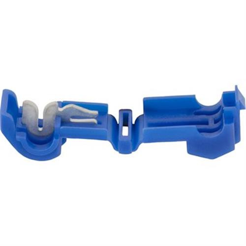 Electrical T-Tap Connector, Blue, 18-14 Gauge (Qty: 10)