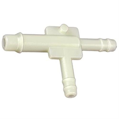 Nylon Tee Connector, 1/8" x 3/16" x 1/8" (Qty: 10)
