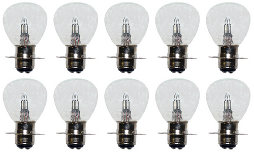 Box of 10 #2330 Auto Lamp Bulb Lightbulb Automotive 6.2V 25.6W 4.13A P15d