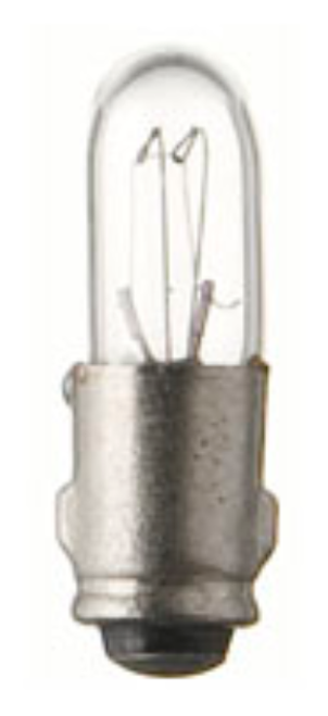 Pack of 10 Bulbs, 28 Volt, 0.95 Watt, 34mA, BA5s Base
