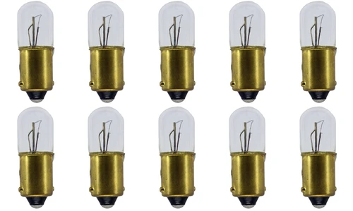 Box of 10 #267 Blinking Lamp Auto Flasher Bulb Automotive Lightbulb 6.3V 1W BA9s