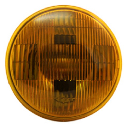 4412A Amber Sealed Beam 35W 12.8V PAR46 Headlamp 5.75", 35 Watt, 12.8 Volt
