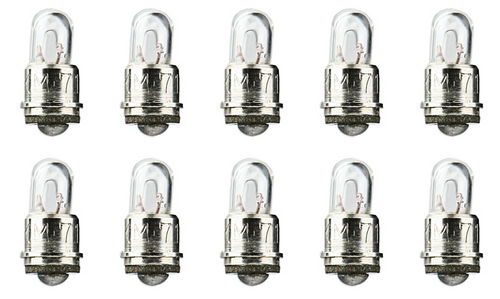 Box of 10 #718 Miniature Sub-Midget Flanged 5V, 0.75W