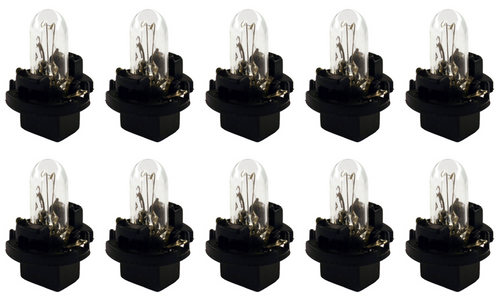 Box of 10 Bulbs PC74 Lamp Bulb Auto Lightbulbs Automotive 14V 1.4W WITH PCB BASE
