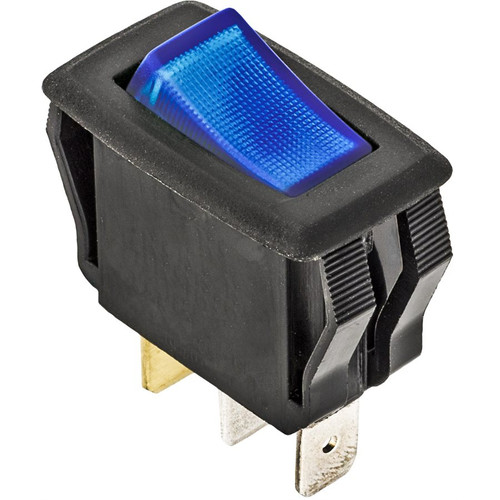 Illuminated Rocker Switch-Blue