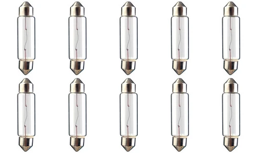 Box of 10 FT1205X Xenon Lamp Festoon Bulb Auto Lightbulb 12V 5W 44mm