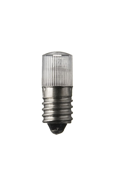 Neon Lamp, E10 Base, 9x25mm, for direct operation at 110 to 130 Volt