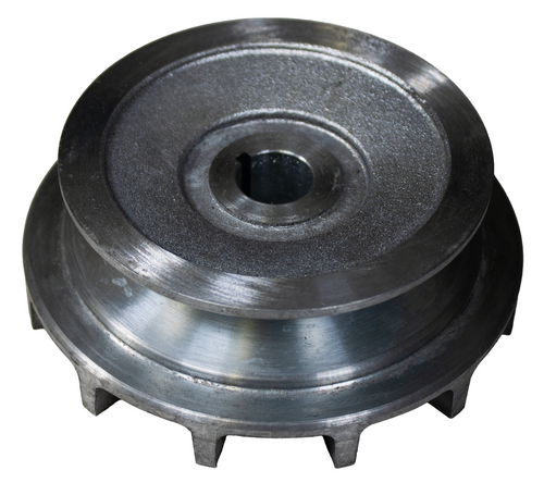 Generator Pulley for Jaguar XK120, with integral fan, Aluminum Alloy