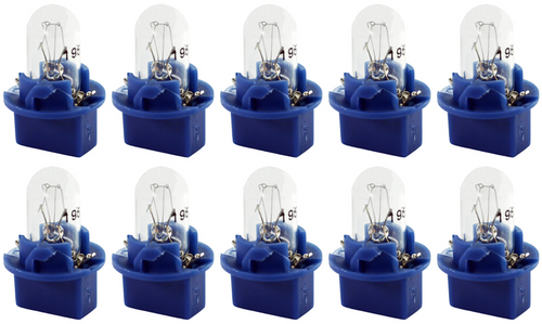 Box of 10 PC195 Lamp Bulb Auto Lightbulb Instrument Illumination WITH PCB BASE