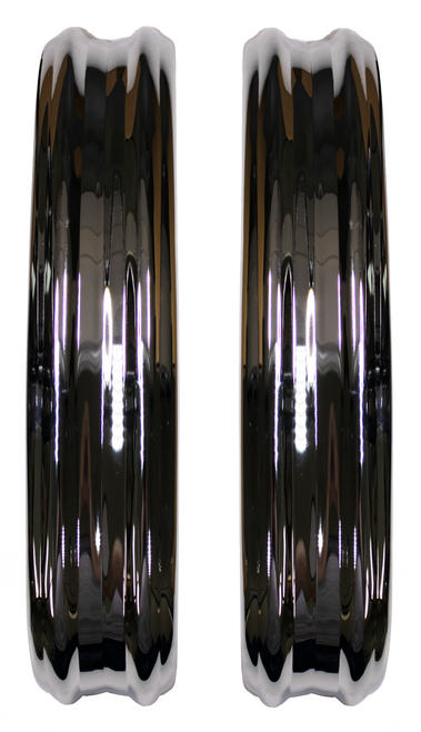 Rear Bumpers (Left + Right) BD2856/1 and BD2856/2 for 1949 - 1954 Jaguar XK120