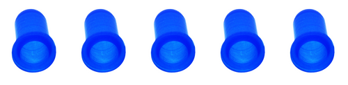 Light Blue Bulb Cover Cap Boots, 5-Pack, 4mm, T1.25, fits 8640