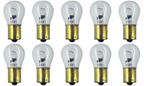 Box of 10 #1295 Lamp Bulb Automotive Lightbulb 12.5V, 37.5W, 3A, BA15s