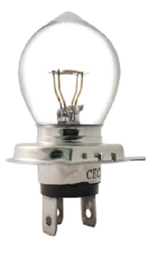 Bulb for Scooter Motorcycle 12V, 60/60W, P43t, DOT
