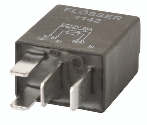 Automotive Micro Relay, 12V 25A, Normally Open, Flosser 1142