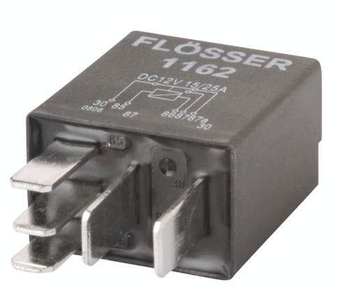 Automotive Micro Relay 12V 15/25A, Changeover, Flosser 1162 Automotive Micro Relay 12V 15/25A, Changeover, Flosser 1162