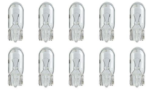 Box of 10 #158 Lamp Auto Bulb Automotive Lightbulb NEW
