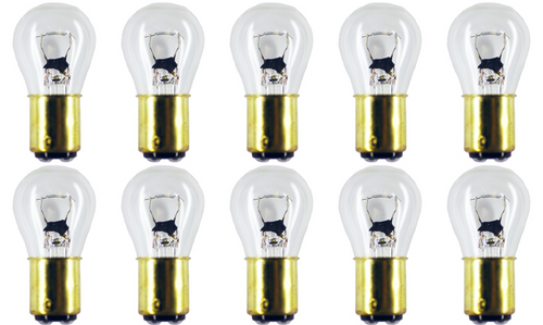 Box of 10 #1594 Lamp Auto Bulb Automotive Lightbulb 6V 30W 5A BA15d