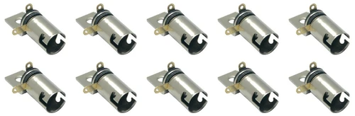 10 pcs Bayonet Lamp Bulb Sockets for bulbs with 9mm bayonet base (BA9s)