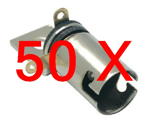 50 pieces Bayonet Lamp Bulb Sockets for bulbs with 9mm bayonet base (BA9s)