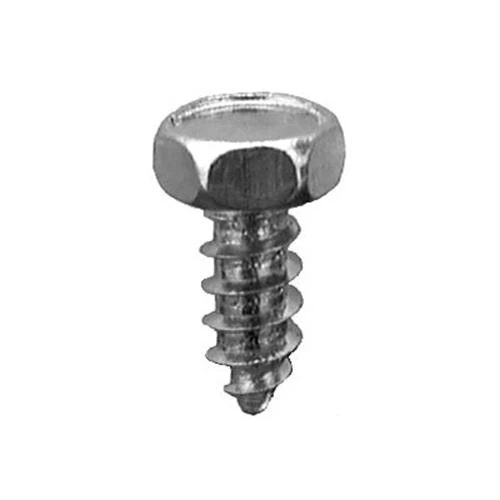 Tapping Screw #12 x 3/4", Hex Head (5/16" Hex), Zinc (Qty: 100)