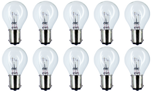 Box of 10 #3015 Lamp Auto Bulb Automotive Lightbulb