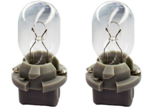 TWO (2) Bulbs PC579 Automotive Map, Dome, Courtesy Lightbulb WITH PCB BASE
