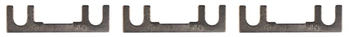 Three 60A Diesel Glow Plug Strip Fuse 60 Amp, Square Ends, 41x11mm