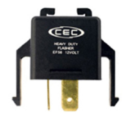 3-Prong Electronic Turn Signal Flasher Relay EF56, Three Pins Square, 12 Amp