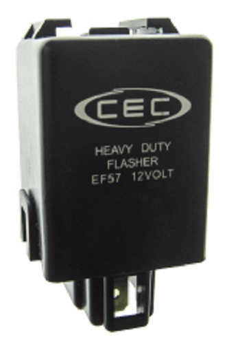 3-Prong Electronic Turn Signal Flasher Relay EF57, Three Pins Square, 12 Amp