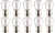 Box of 10 #1250 Lamp Auto Bulb Automotive Lightbulb 12.8W, 50W