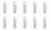 Box of 10 E86 Lamp Auto Bulb Automotive Lightbulb NEW