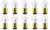 Box of 10 Bulbs #1612 5.4 V, 10.04 W, BA15d Base, S-8