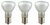 Three Bulbs #1383 13 V, 19.5 W, BA15s Base, R-12