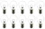 Box of 10 Bulb #3011 Truck, Auto, 28 Volt, 36 Watt, BA15s Bayonet base