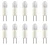 Box of 10 Bulbs #7373, 14V,1.4W, Bi-Pin G3.17, T-1.75