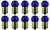 Box of 10 #67NB Blue Auto Lamp Bulb Lightbulb