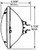 H4880 Sealed Beam Halogen 4880 Lamp Bulb, 28V 60W PAR46 RV Military Truck 1M5928