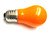 Orange Bulb 15 Watt, 130 Volt, A15, 15A15/O/130V, Signs / Displays / Party