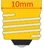 Box of 10 #222 Lamp Bulb Flashlight/Toy 2.25V, 0.25A