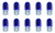 Box of 10 #194B (Blue) Lamp Auto Bulb Automotive 14V 3.78W 0.27A