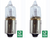 2 pcs #64111 Halogen Lamp Bulb Lightbulb 5 Watt, H5W, 12V, 5W, BA9s Bayonet base