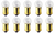 Box of 10 #1895 Lamp Auto Bulb Lightbulb Automotive 14V 3.78W 0.27A BA9s
