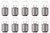 Box of 10 Bulbs 48 Volt, 10 Watt, BAY15d base 48V 10W for Toyota Forklift