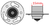 Bulb #1763, 6V, 25W Auto & Motorcycle Miniature Lamp Lightbulb
