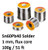 Solder 100g / 3.5oz Spool, 1mm dia, with flux core, 60/40 Sn60Pb40